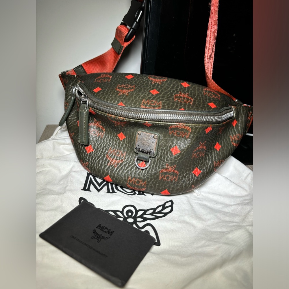 MCM Visetos Belt Bag